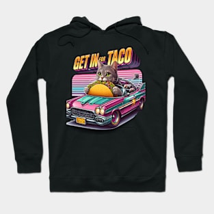 Feline Fiesta in Pink Ride Hoodie